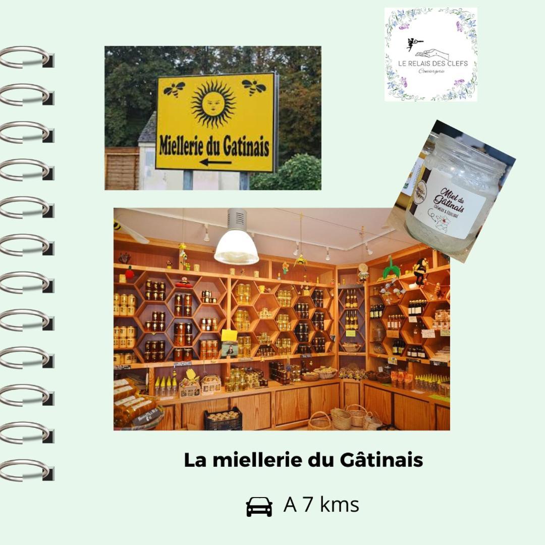 Le Relais Des Clefs - Au Calme Du Gatinais - Escapade A Deux - Terrasse Privee - Wifi - Offre Romantique Sur Demande Valpuiseaux Ngoại thất bức ảnh
